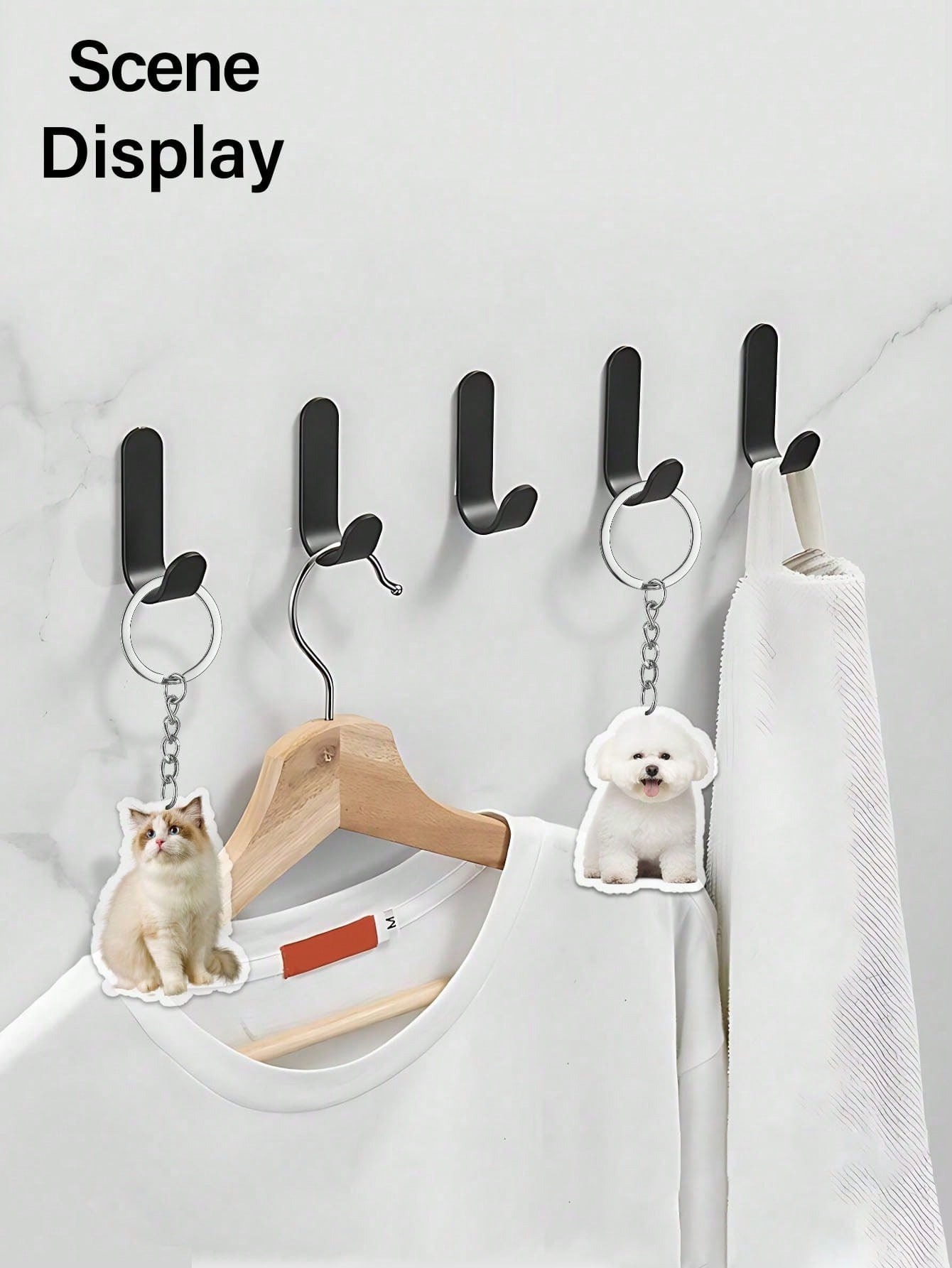 Custom Pet Photo Acrylic Keychain